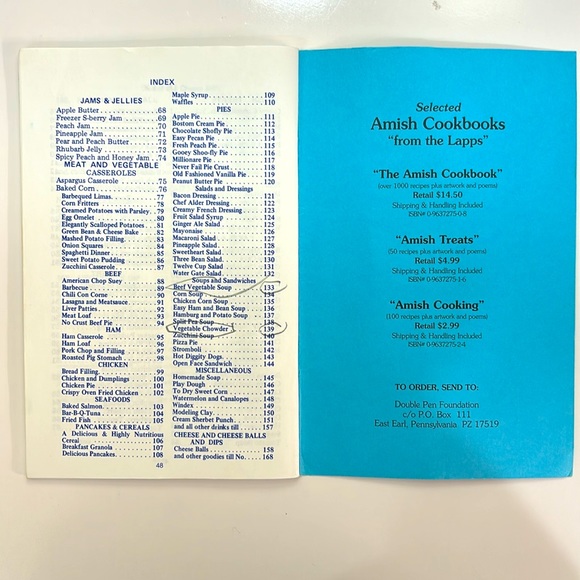 Amish Cooking Cookbook Specialties of Lancaster County - Picture 3 of 6